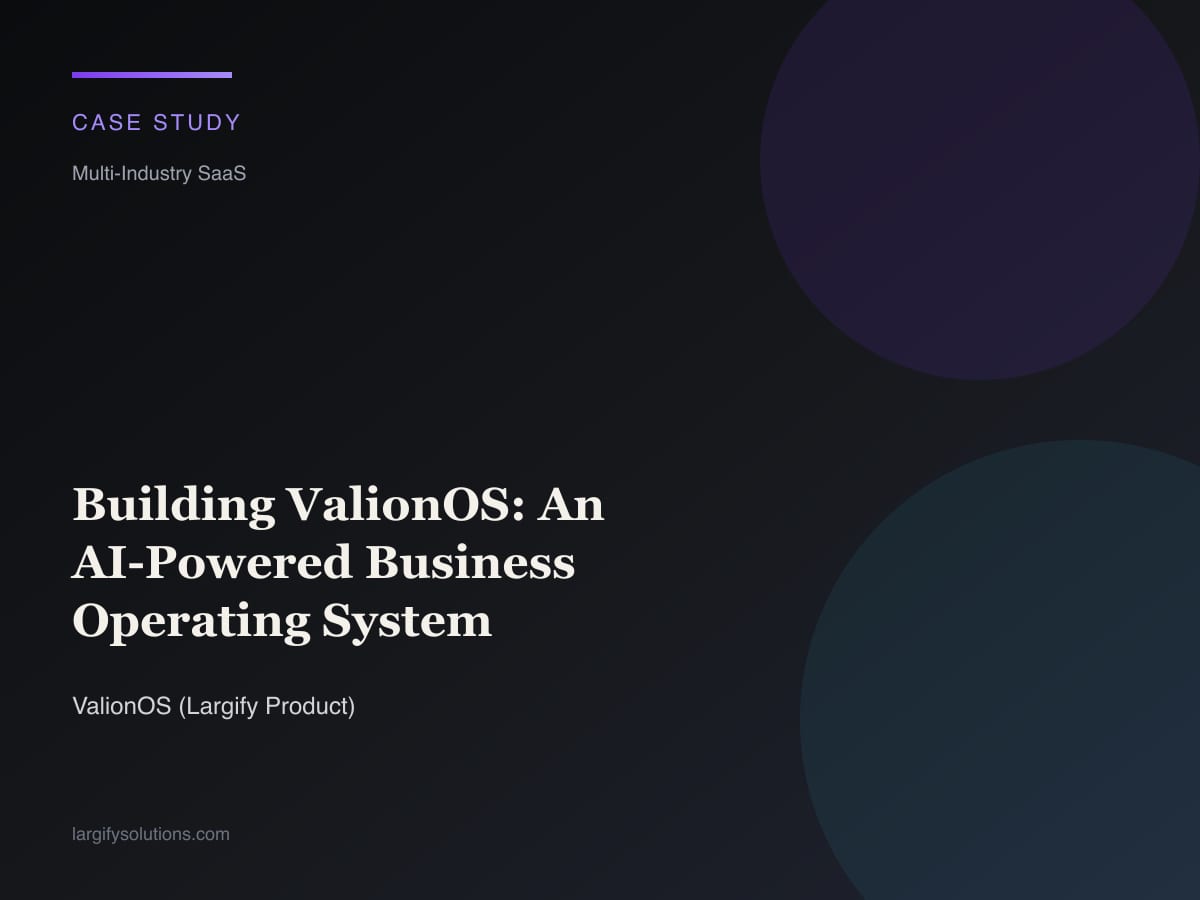 ValionOS — AI Business Operating System